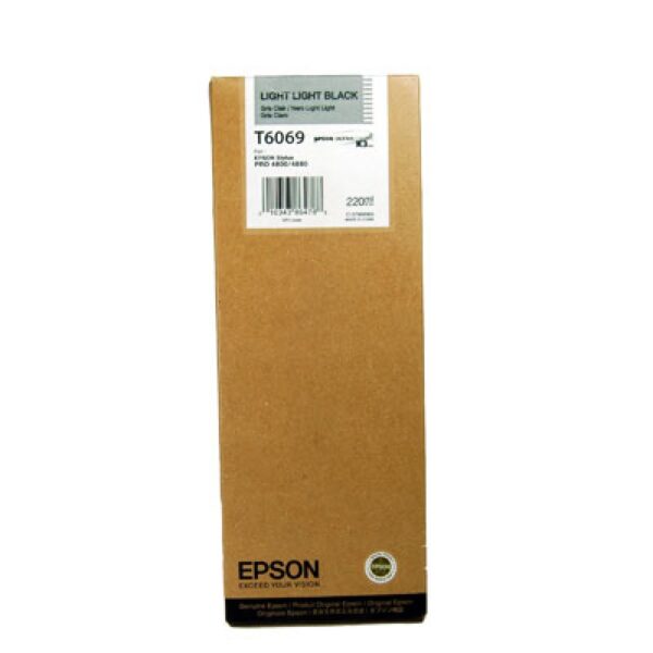 C13T606900_s Epson T606 Light Light Black 220 ml