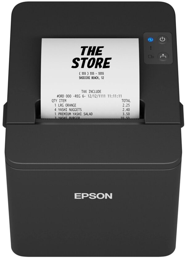 Epson TM-T20IV(102):USB+Serial+Ether,PS,Blk,EU
