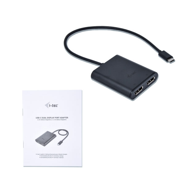 i-tec USB-C na 4K Dual Display Port adaptér
