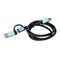 C31USBCACBL_1_n i-tec kabel USB-C na USB-C s integrovanou redukcí na USB-A/3.0