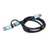 C31USBCACBL_1_s i-tec kabel USB-C na USB-C s integrovanou redukcí na USB-A/3.0