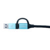 C31USBCACBL_2 i-tec kabel USB-C na USB-C s integrovanou redukcí na USB-A/3.0