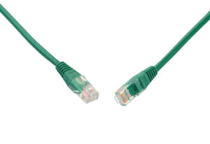 SOLARIX patch kabel CAT5E UTP PVC 2m zelený non-snag proof