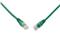 C5E-155GR_3_n SOLARIX patch kabel CAT5E UTP PVC 3m zelený non-snag proof