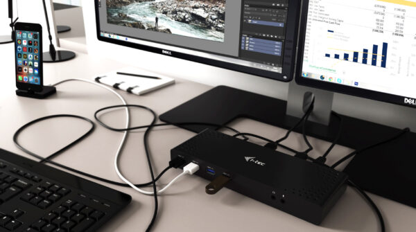 i-tec USB 3.0 / USB-C 5K Univerzální dual dokovací stanice