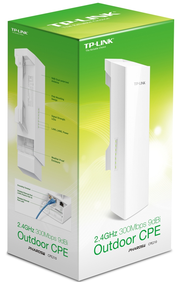 TP-Link CPE210 Outdoor 2,4GHz 300Mbps