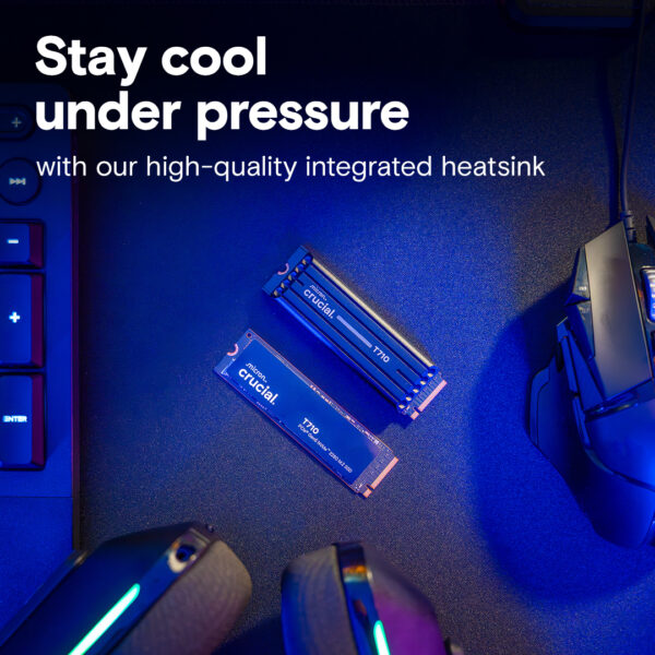 Crucial T710 SSD Heatsink Gallery Image 04 (EN) Crucial 4TB T710 SSD s heatsink