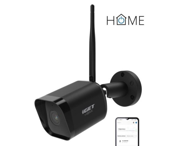 CS6_001_app_small_s-1 iGET HOME Camera CS6 Black - WiFi IP FullHD 1080p kamera, noční vidění, dvoucestné audio, IP65