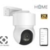 iGET HOME Camera CS8 White - WiFi 2K IP kamera otočná, noční vidění, audio, IP65, auto tracking