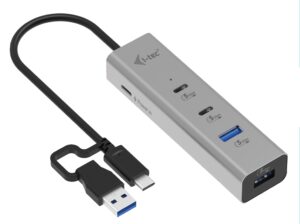 i-tec Universal Charging Metal HUB 2x USB-C + 2x USB-A Port, PD 85W