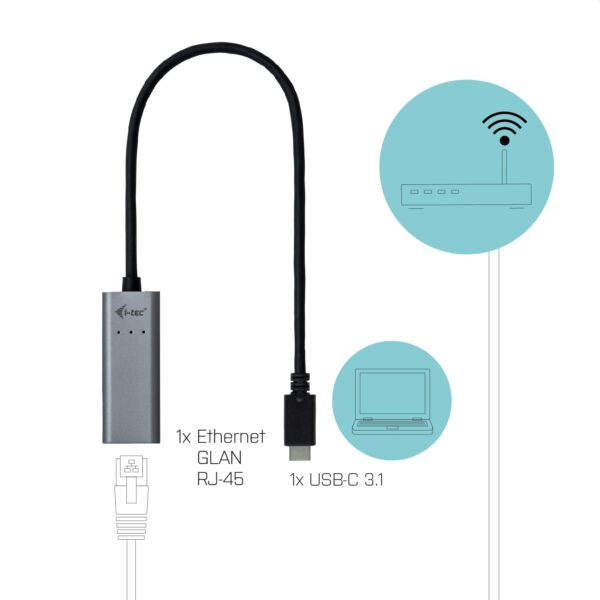 Clipboard01a i-tec USB-C Metal Gigabit Ethernet Adapter