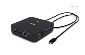 Clipboard01d_s-1 i-tec USB-C DP Dual HDMI Docking Station, Power Delivery 100W
