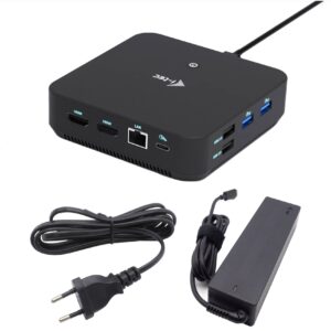 Clipboard01e_s-1 i-tec USB-C DP Dual HDMI Docking Station, Power Delivery 100W + i-tec Universal Charger 100W