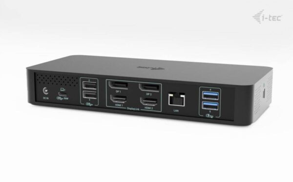 Clipboard02zz i-tec Universal Intelligent Dual Display Docking Station, Power Delivery 100W