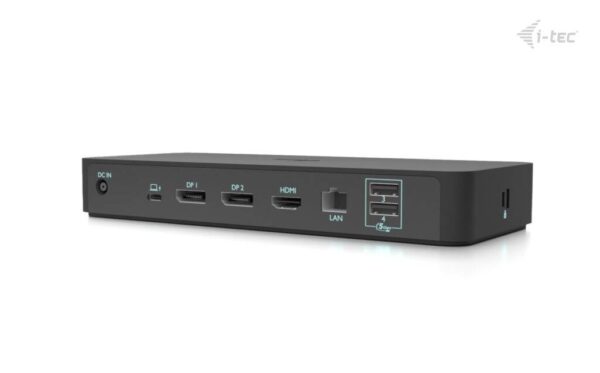 i-tec USB-C Intelligent Triple Display Docking Station, Power Delivery 100W