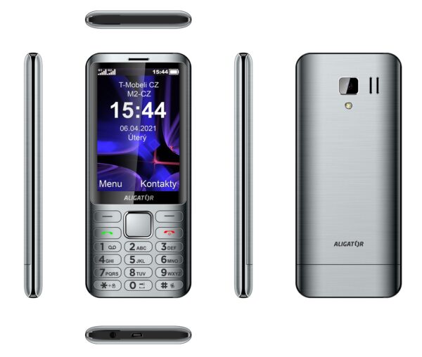 D950Silver ALIGATOR D950 Dual sim stříbrný