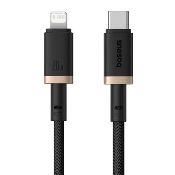 Baseus Rychlonabíjecí kabel Dura USB/Lightning 2m 20W černo zlatý
