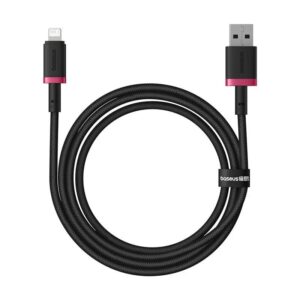 Baseus Rychlonabíjecí kabel Dura USB/Lightning 1m 2.4A červeno černý