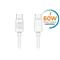 Datový kabel Forever USB-C/USB-C 1m 3A bílý