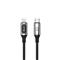 Datový kabel s LCD Forever USB-C/Lightning 1m 27W černý
