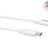 AVACOM MFIC-120W kabel USB-C - Lightning, MFi certifikace, 120cm, bílá
