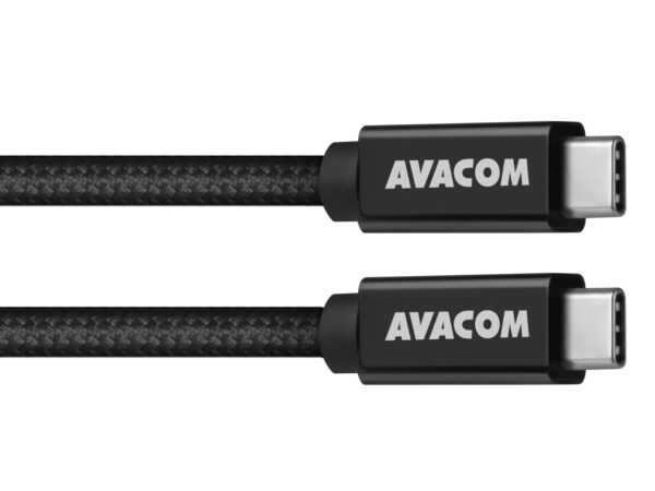 DCUS-TPCC-10K100W_a_s AVACOM datový a nabíjecí kabel USB Type-C - USB Type-C, 100cm, 100W E-Mark, černý