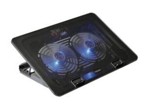 EVOLVEO A101, chladící podložka pro notebook, 2x ventilátor, modré podsvícení