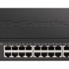 D-Link DGS-1100-24PV2 24-port Gigabit Smart switch, 12x GbE PoE+, PoE 100W
