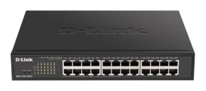 D-Link DGS-1100-24PV2 24-port Gigabit Smart switch, 12x GbE PoE+, PoE 100W