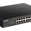 D-Link DGS-1100-24PV2 24-port Gigabit Smart switch, 12x GbE PoE+, PoE 100W