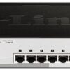 D-Link DGS-1210-08P Smart PoE switch, 8x GbE PoE+, 2x SFP, PoE 65W, fanless
