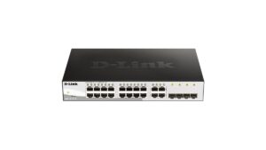 DGS-1210-16_G1_Image_L-Front-_s D-Link DGS-1210-16, 16-port 10/100/1000 Gigabit Smart Switch including 4 Combo 1000BaseT/SFP