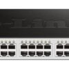 D-Link DGS-1210-28 L2/L3 Smart+ switch, 24x GbE, 4x RJ45/SFP, fanless
