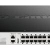 D-Link DGS-3130-30PS L3 Stck. Mng. PoE switch 24x GbE PoE+, 2x 10G RJ-45, 4x 10G SFP+, PoE 370W