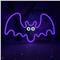 Dekorativní LED neon Netopýr fialový