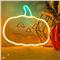 Dekorativní LED neon Dýně oranžovo zelená
