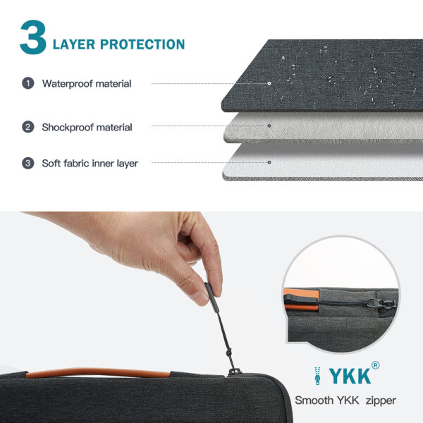 Seine Scene Taška na notebook Seine Scene - Dijon sleeve 16" - černá