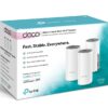 TP-Link AC1200 Whole-home Mesh WiFi System Deco E4(3-pack), 2x10/100 RJ45