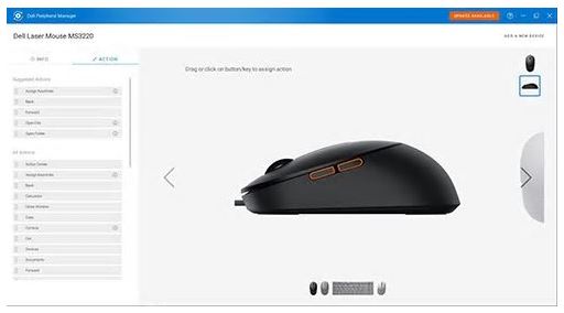 Dell-MS3220-004 Dell MS3220/Kancelářská/Laserová/Pro praváky/3 200 DPI/Drátová USB/Černá