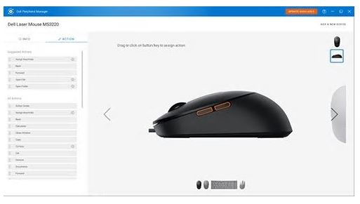 Dell MS3220/Kancelářská/Laserová/3 200 DPI/Drátová USB/Šedá