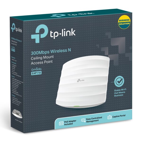 EAP110_EU_3.0_04_large_1512813941888v TP-Link EAP110 N300 WiFi Ceiling/Wall Mount AP Omada SDN