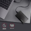 AXAGON EE25-A6C, USB-C 3.2 Gen 1 - SATA 6G 2.5" kovový RAW box, bezšroubkový