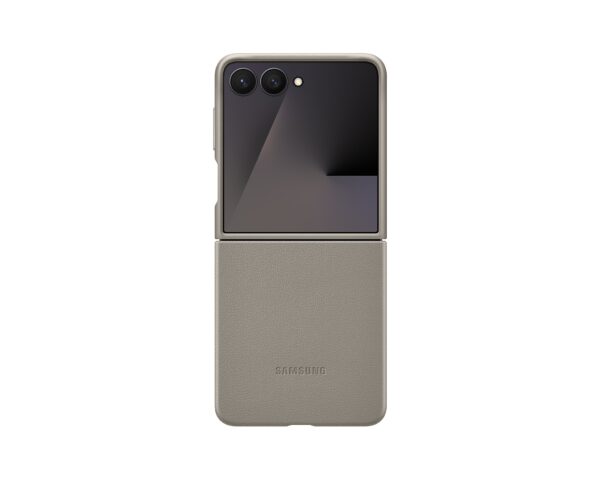 EF-VF766PJEGWW_3 Samsung Ochranný kryt z veganské kůže Flip7 Taupe