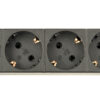 Gembird PDU 8 schucko, C14, 1U, 10 A, 3m