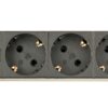 Gembird PDU 8 schucko, 1U, 16 A, 3m