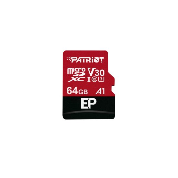 Patriot V30 A1/micro SDXC/64GB/UHS-I U3 / Class 10/+ Adaptér