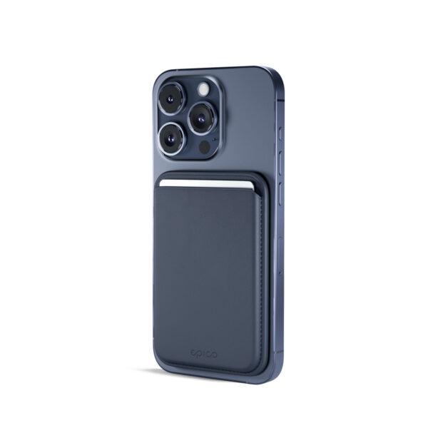 EPI-PH-AC18-BLU-05 Epico Mag+ Leather Wallet - modrá