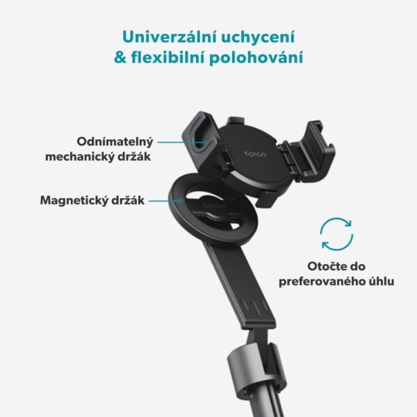 Epico Tripod Mag+ Selfie Stick - black