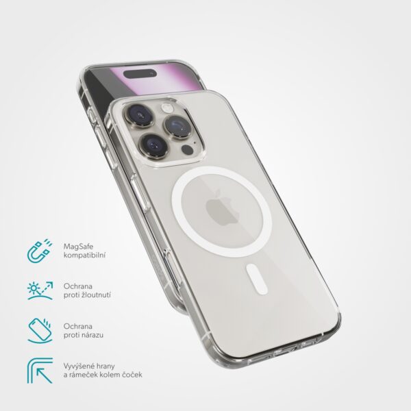Epico Mag+ Hero kryt iPhone 16 Pro - transparentní