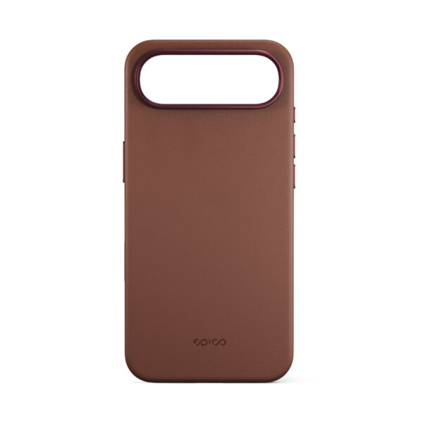 Epico Leather Mag+ Case iPhone Air - hnědá